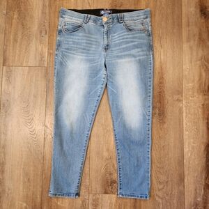 Democracy Absolution Ankle Skimmer Jeans Blue Denim Women's Size 16 B1176KEVO